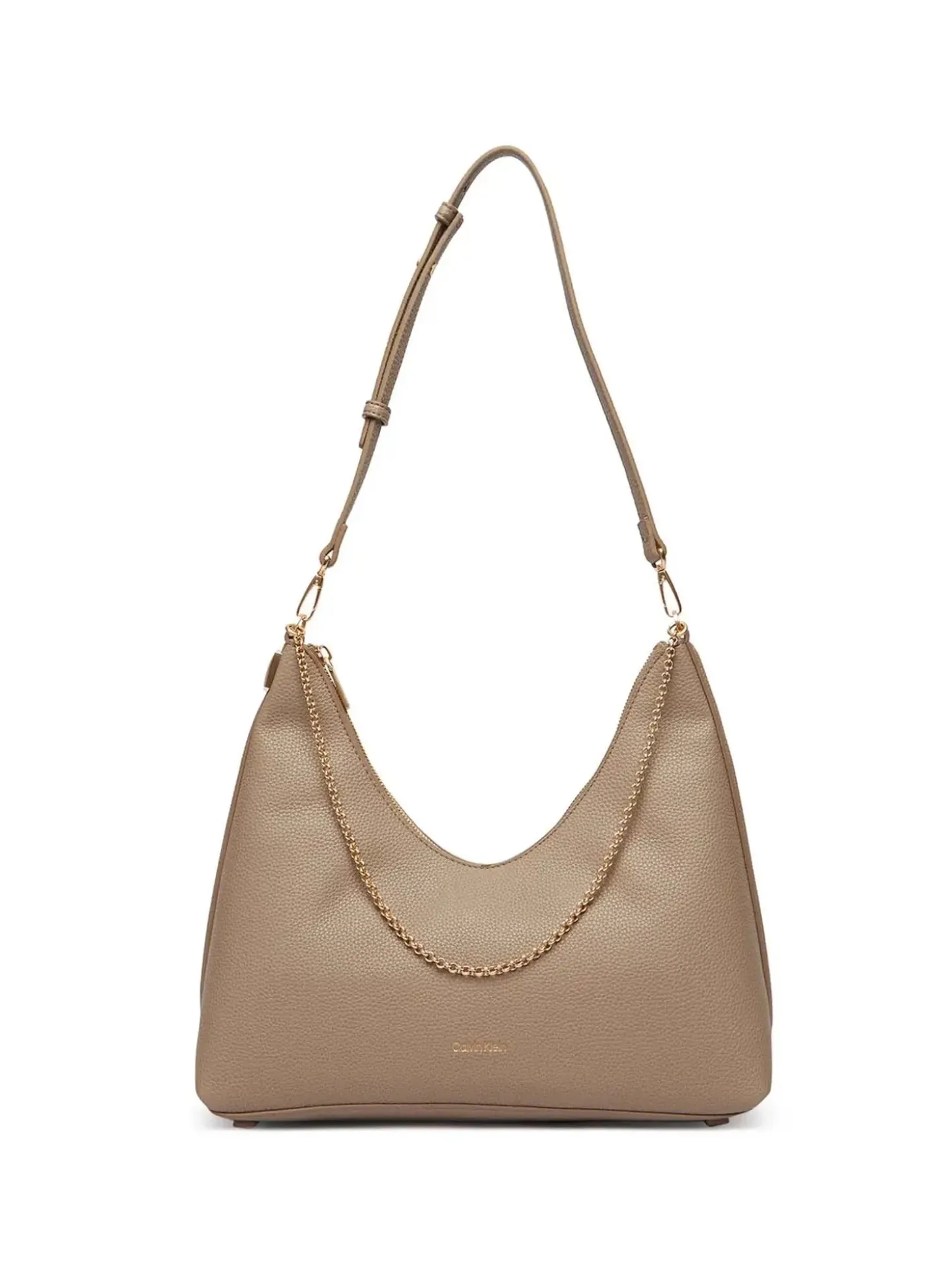 BORSA A SPALLA DONNA - CALVIN KLEIN TAUPE - LV04F3495G