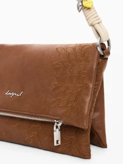 BORSA A SPALLA DONNA - DESIGUAL MARRONE - 26SAXPB8