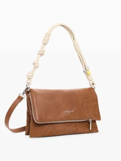 BORSA A SPALLA DONNA - DESIGUAL MARRONE - 26SAXPB8