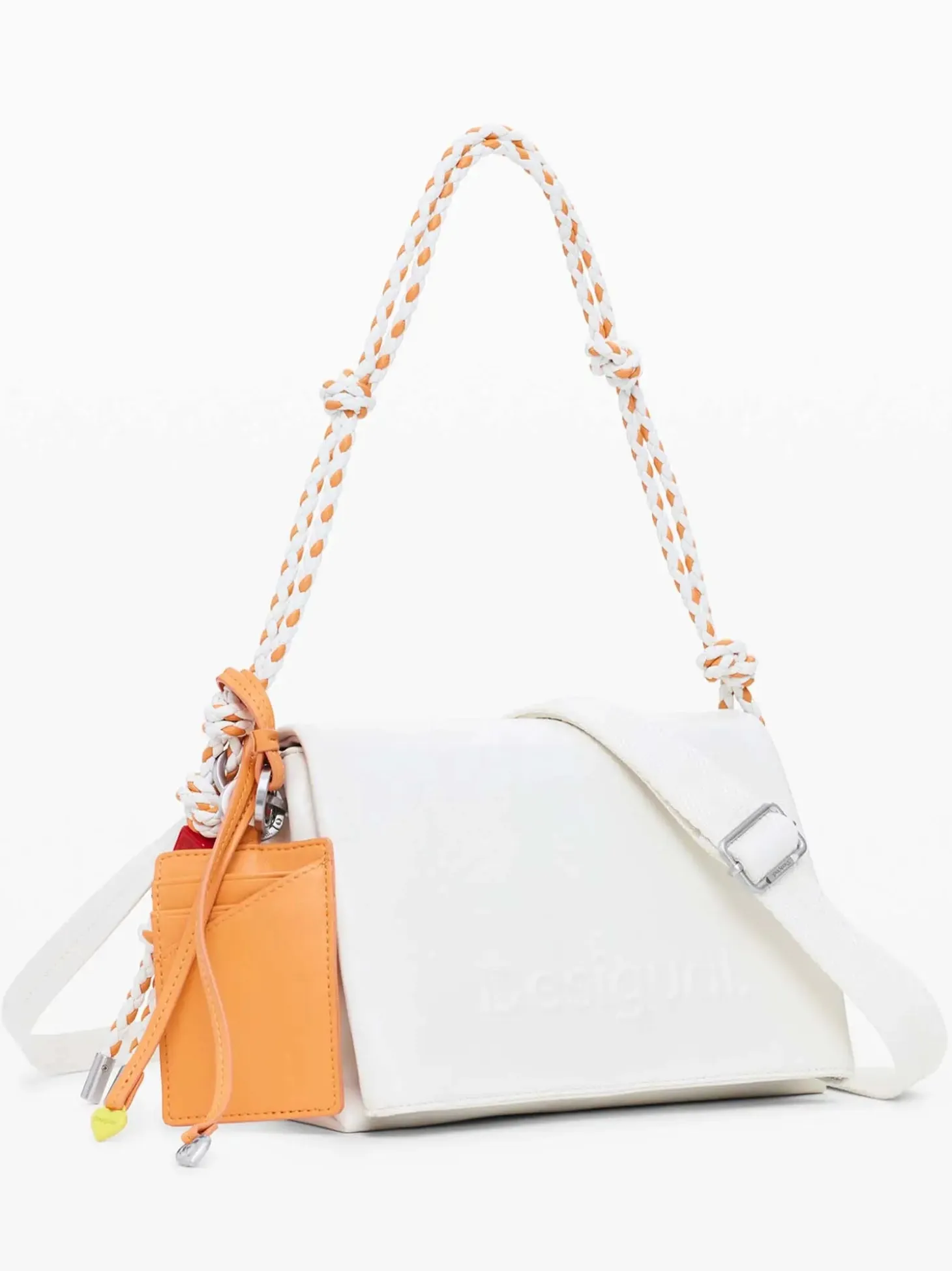 BORSA A SPALLA DONNA - DESIGUAL BIANCO - 26SAXPAB
