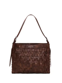 BORSA A SPALLA DONNA - DESIGUAL MARRONE - 26SAXPA0