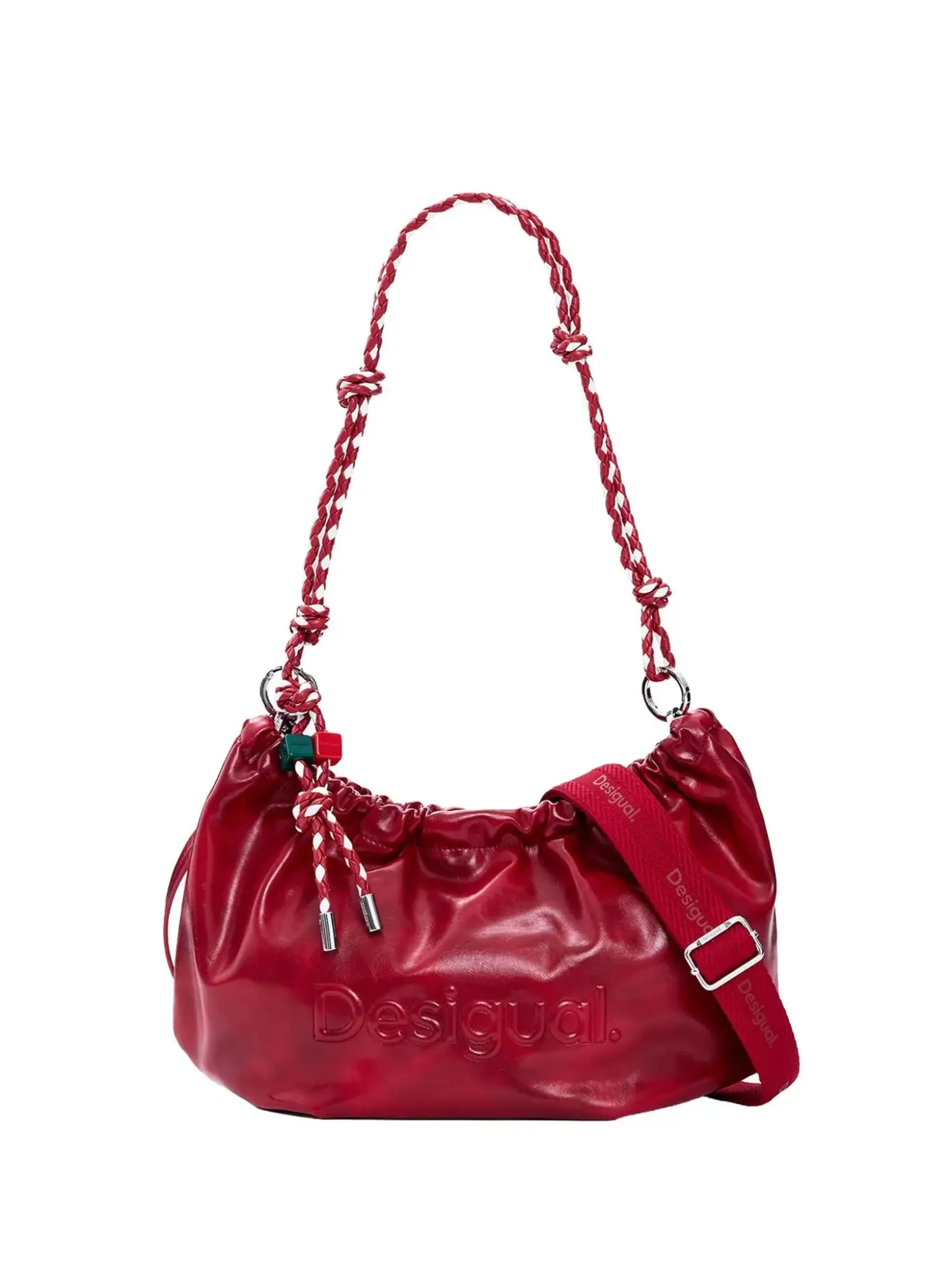 BORSA A SPALLA DONNA - DESIGUAL ROSSO - 26SAXP28