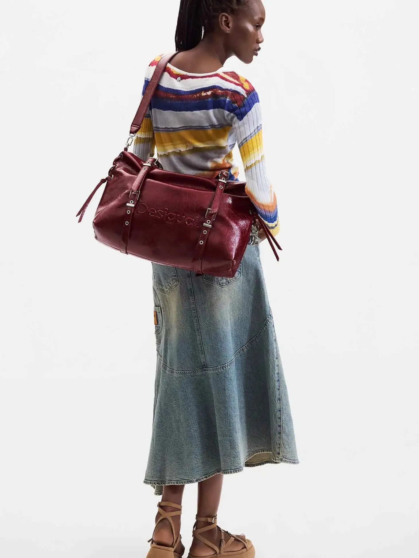 BORSA A SPALLA DONNA - DESIGUAL ROSSO - 26WAXP55