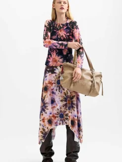 BORSA A SPALLA DONNA - DESIGUAL BEIGE - 26WAXP49