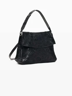 BORSA A SPALLA DONNA - DESIGUAL NERO - 26WAKP27
