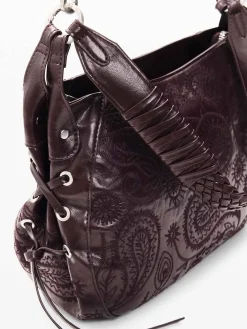 BORSA A SPALLA DONNA - DESIGUAL BORDEAUX - 26WAXP60