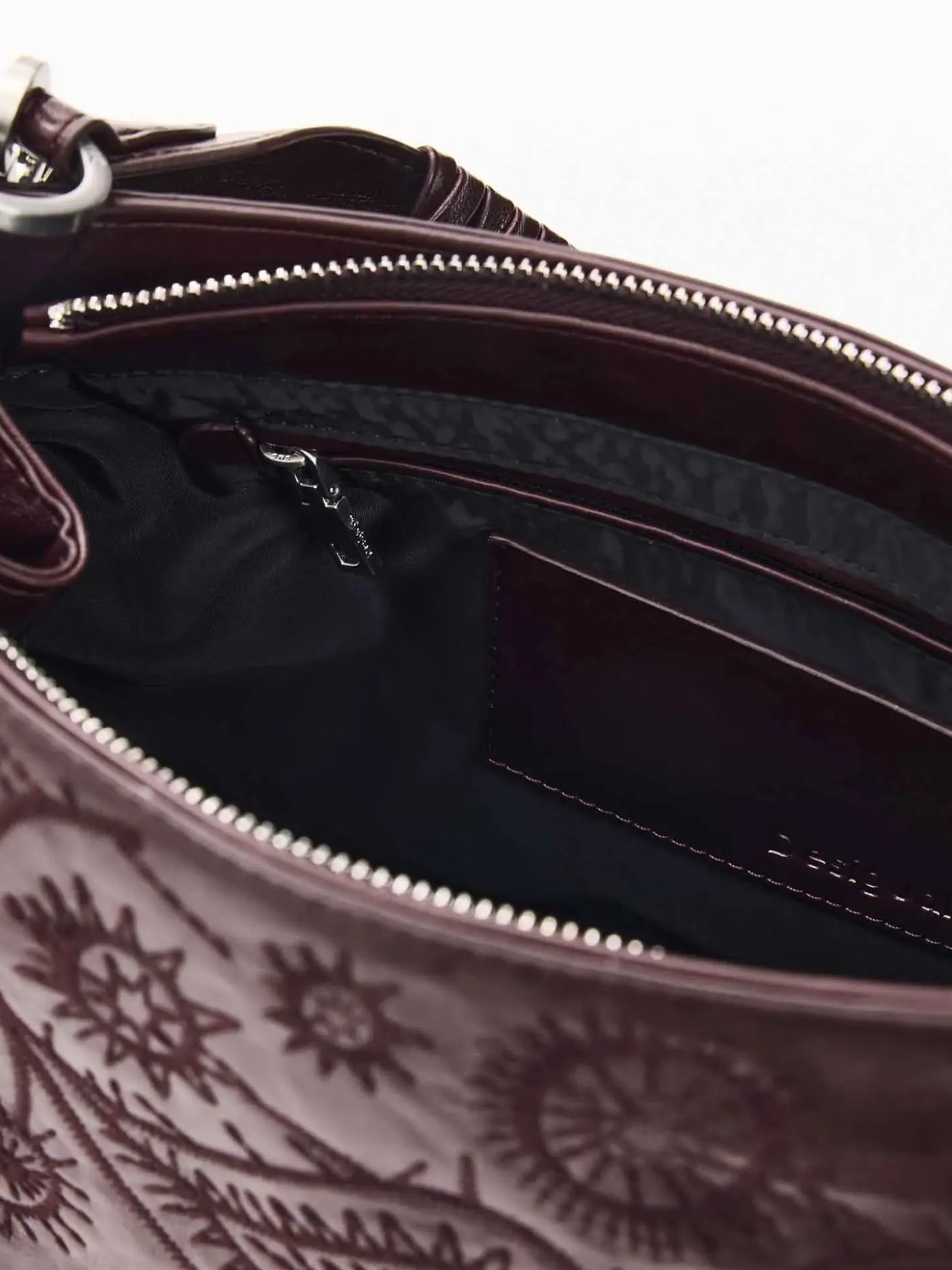 BORSA A SPALLA DONNA - DESIGUAL BORDEAUX - 26WAXP60