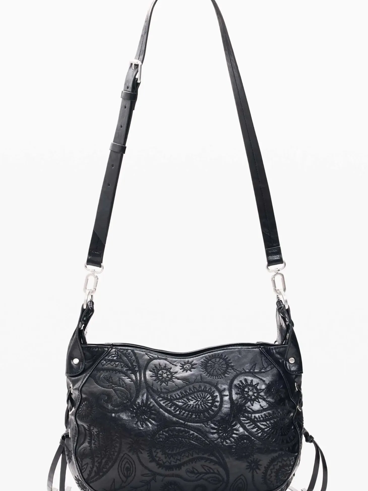 BORSA A SPALLA DONNA - DESIGUAL NERO - 26WAXP10