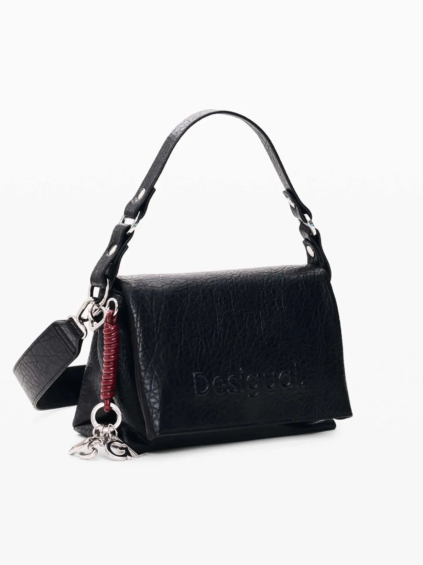 BORSA A SPALLA DONNA - DESIGUAL NERO - 26WAXP08