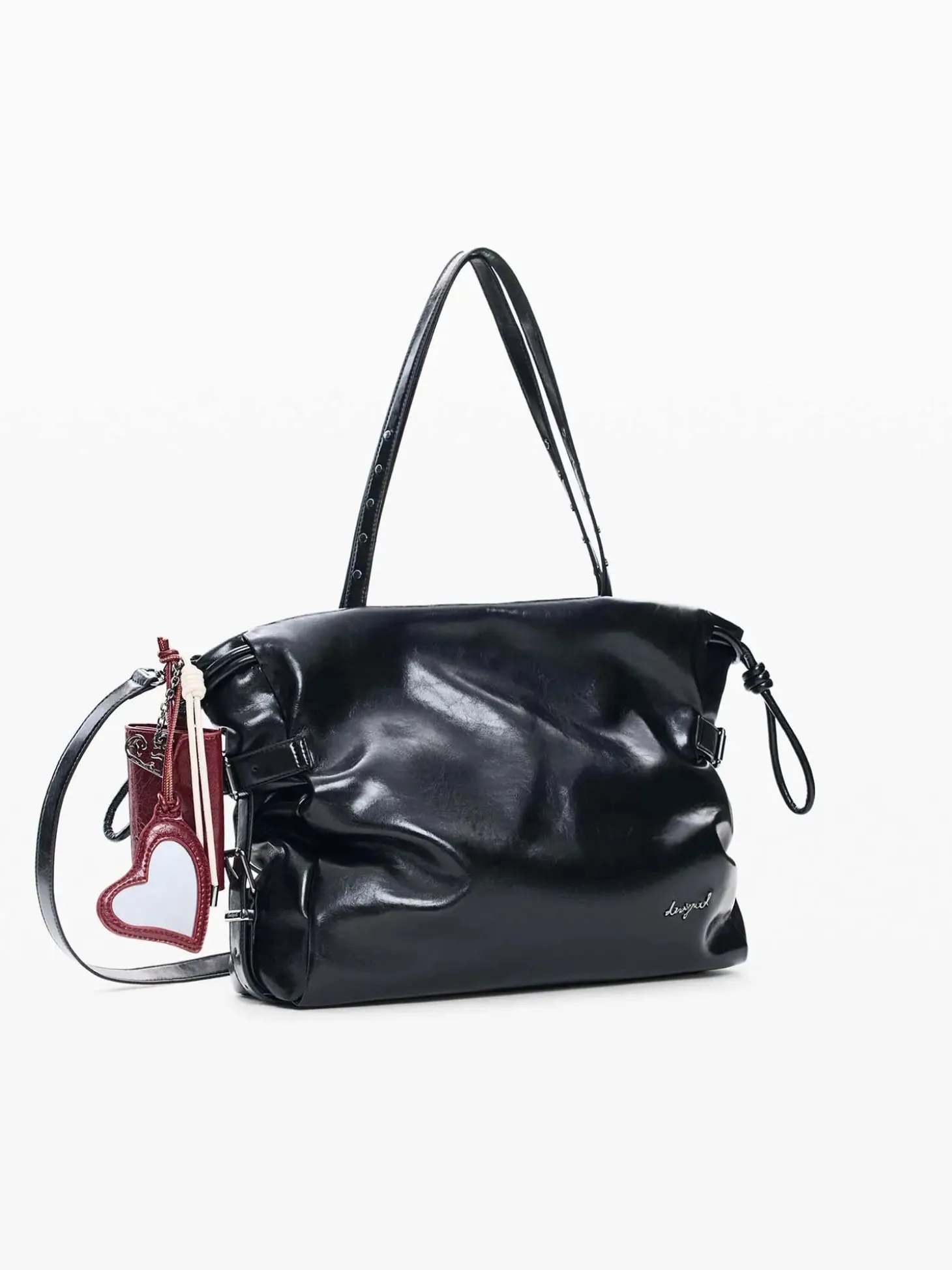 BORSA A SPALLA DONNA - DESIGUAL NERO - 26WAXP04