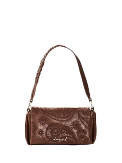 BORSA A SPALLA DONNA - DESIGUAL MARRONE - 26WAXPAB