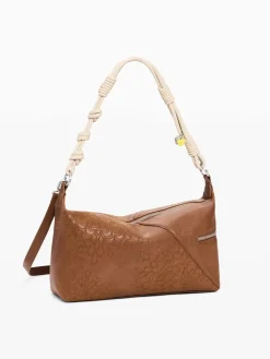 BORSA A SPALLA DONNA - DESIGUAL MARRONE - 26SAXPB6
