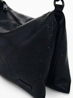 BORSA A SPALLA DONNA - DESIGUAL NERO - 26SAXPAM