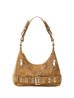 BORSA A SPALLA DONNA - DESIGUAL MARRONE - 26WAXP68