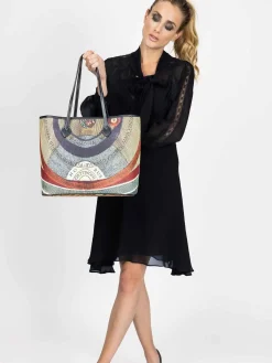BORSA A SPALLA DONNA - GATTINONI CLASSICO-NERO - BIGPL6434WPQ