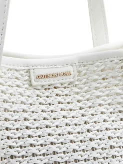 BORSA A SPALLA DONNA - GATTINONI ROMA BIANCO - BEN268761WVP