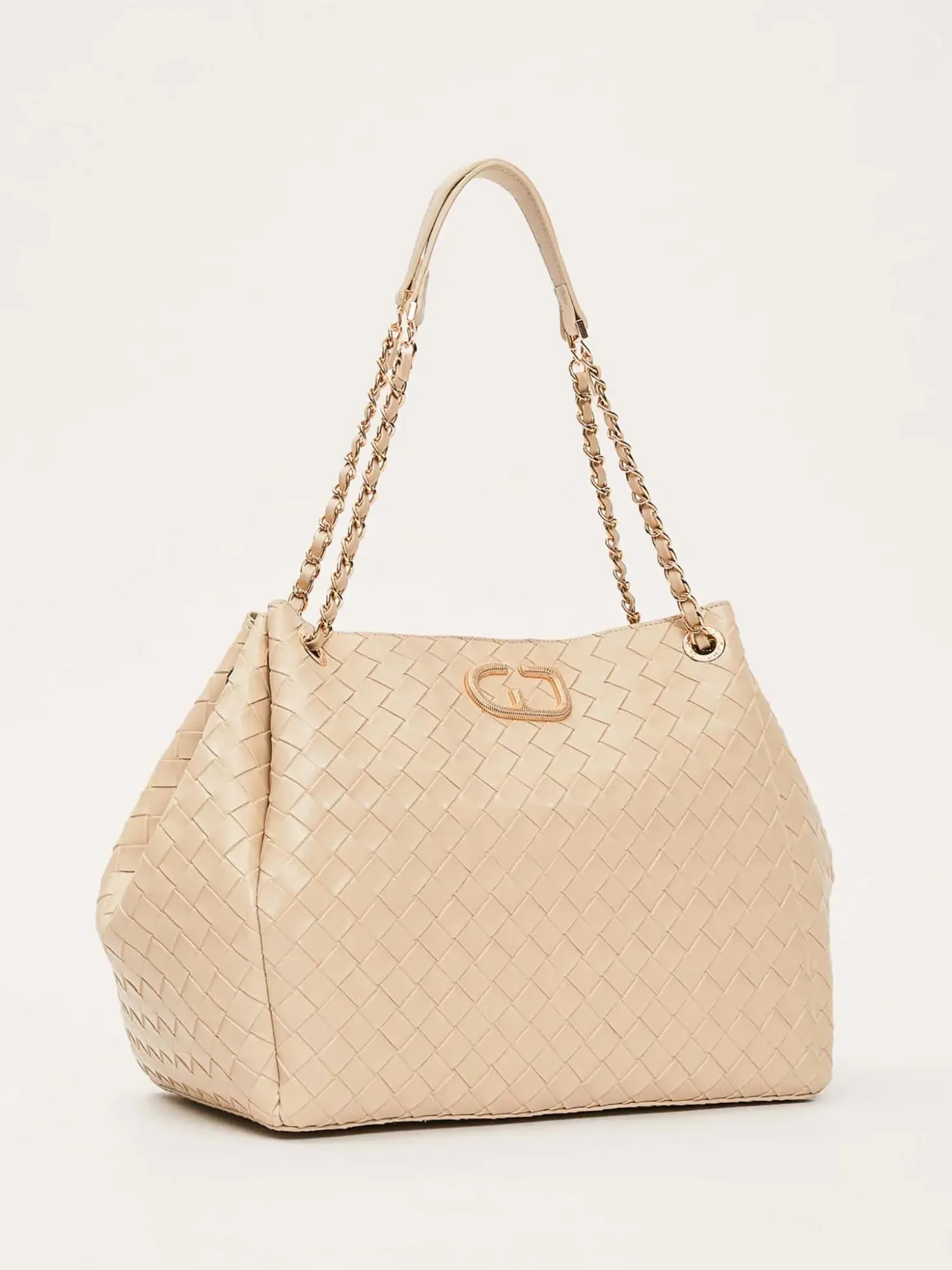 BORSA A SPALLA DONNA - GAUDI CREMA - V6AE-12850