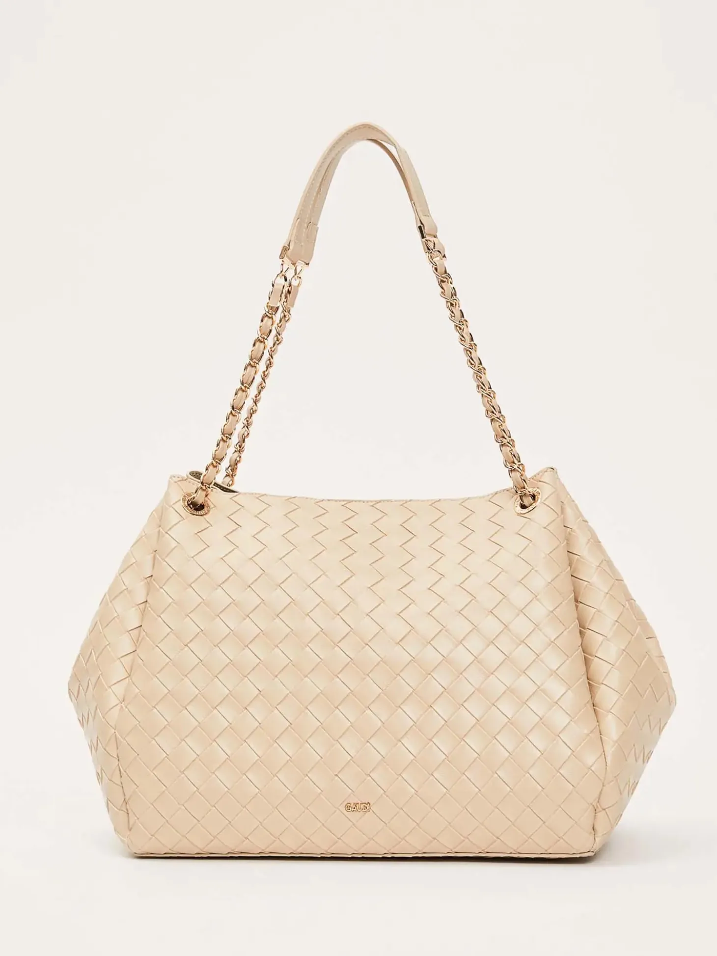 BORSA A SPALLA DONNA - GAUDI CREMA - V6AE-12850