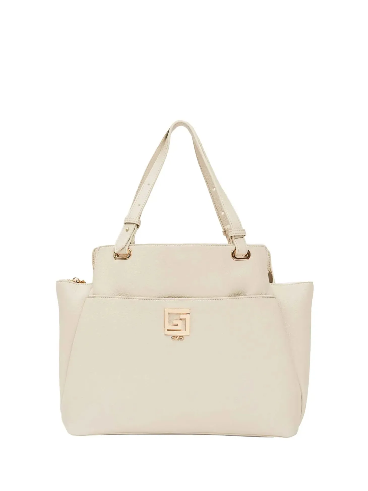BORSA A SPALLA DONNA - GAUDI CREMA - V6AE-12780