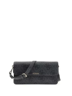 BORSA A SPALLA DONNA - GUESS CARBONE - HWOS81 18190