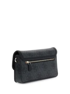 BORSA A SPALLA DONNA - GUESS CARBONE - HWOS81 18190