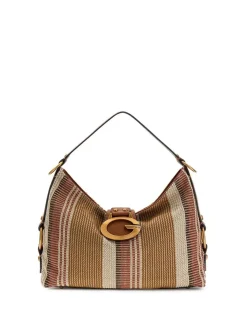 BORSA A SPALLA DONNA - GUESS COGNAC - HWAB93 08180