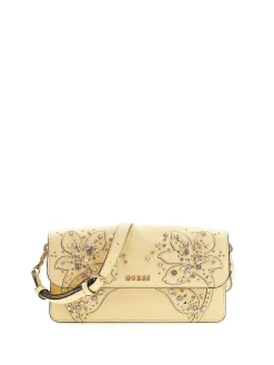 BORSA A SPALLA DONNA - GUESS GIALLO - HWEB81 18190