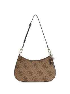 BORSA A SPALLA DONNA - GUESS MARRONE - HWSO96 72180