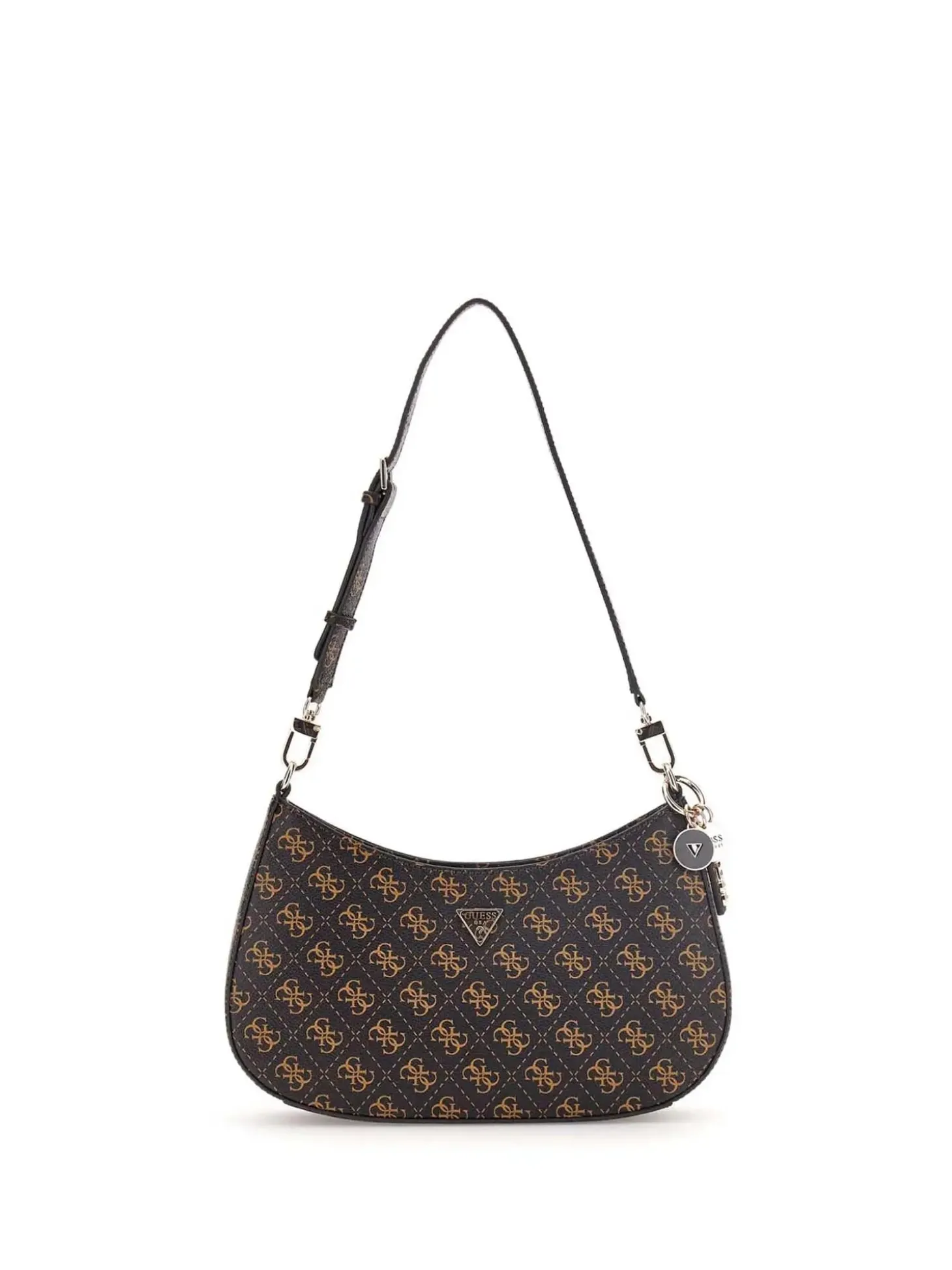 BORSA A SPALLA DONNA - GUESS MARRONE - HWQG96 72180