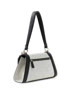 BORSA A SPALLA DONNA - GUESS NATURALE-NERO - HWAG97 19190