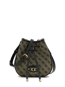BORSA A SPALLA DONNA - GUESS NERO - HWJT23 13770