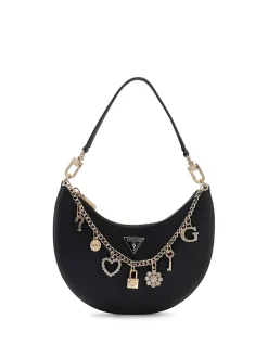 BORSA A SPALLA DONNA - GUESS NERO - HWES99 31720
