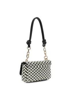 BORSA A SPALLA DONNA - GUESS NERO - HWWG76 91190