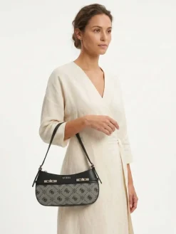 BORSA A SPALLA DONNA - GUESS NERO - HWJP99 02170
