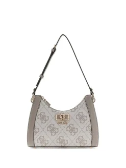 BORSA A SPALLA DONNA - GUESS TAUPE - HWOS99 01180