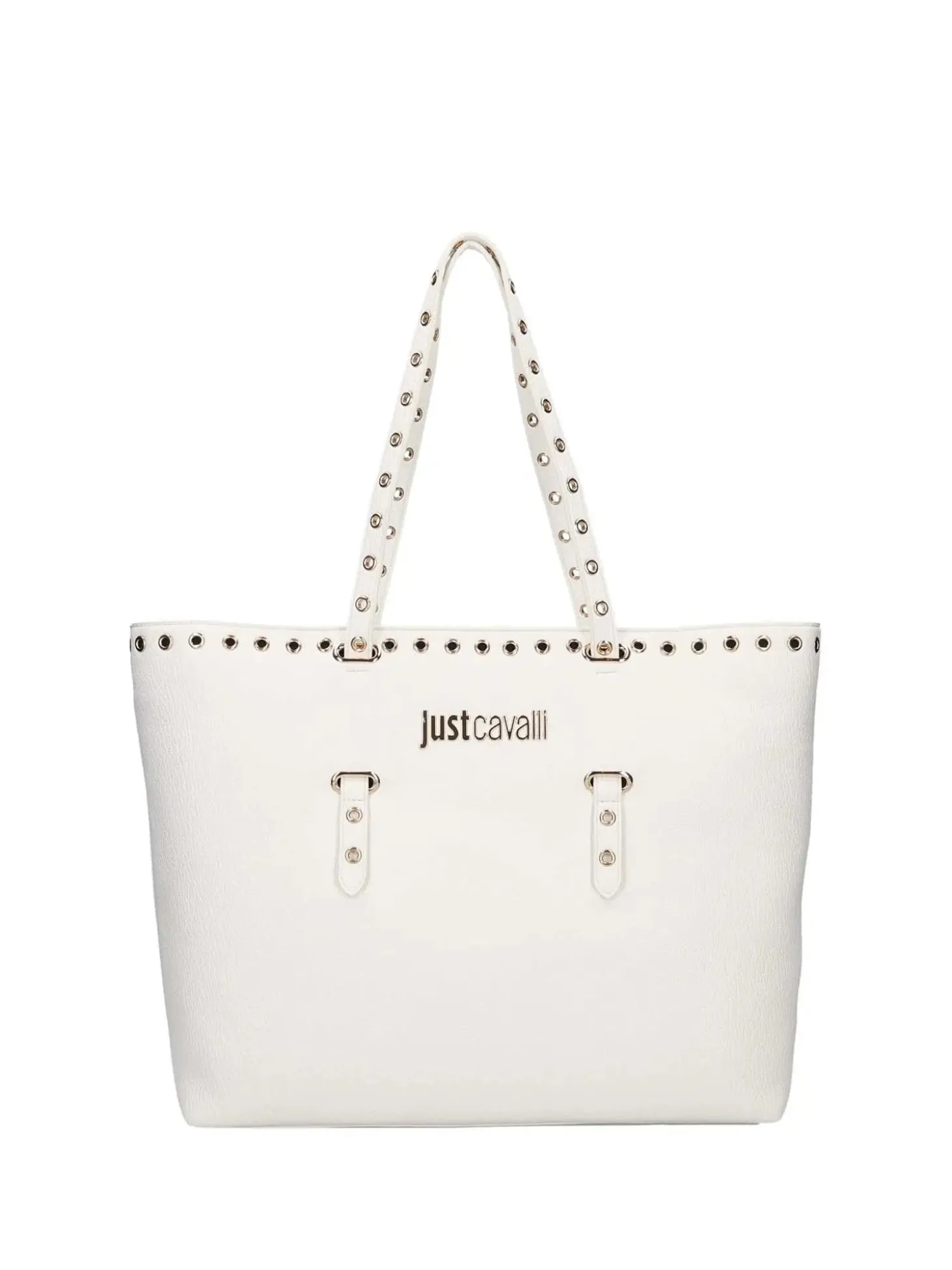 BORSA A SPALLA DONNA - JUST CAVALLI BIANCO - 80RA4BU1 ZSB81
