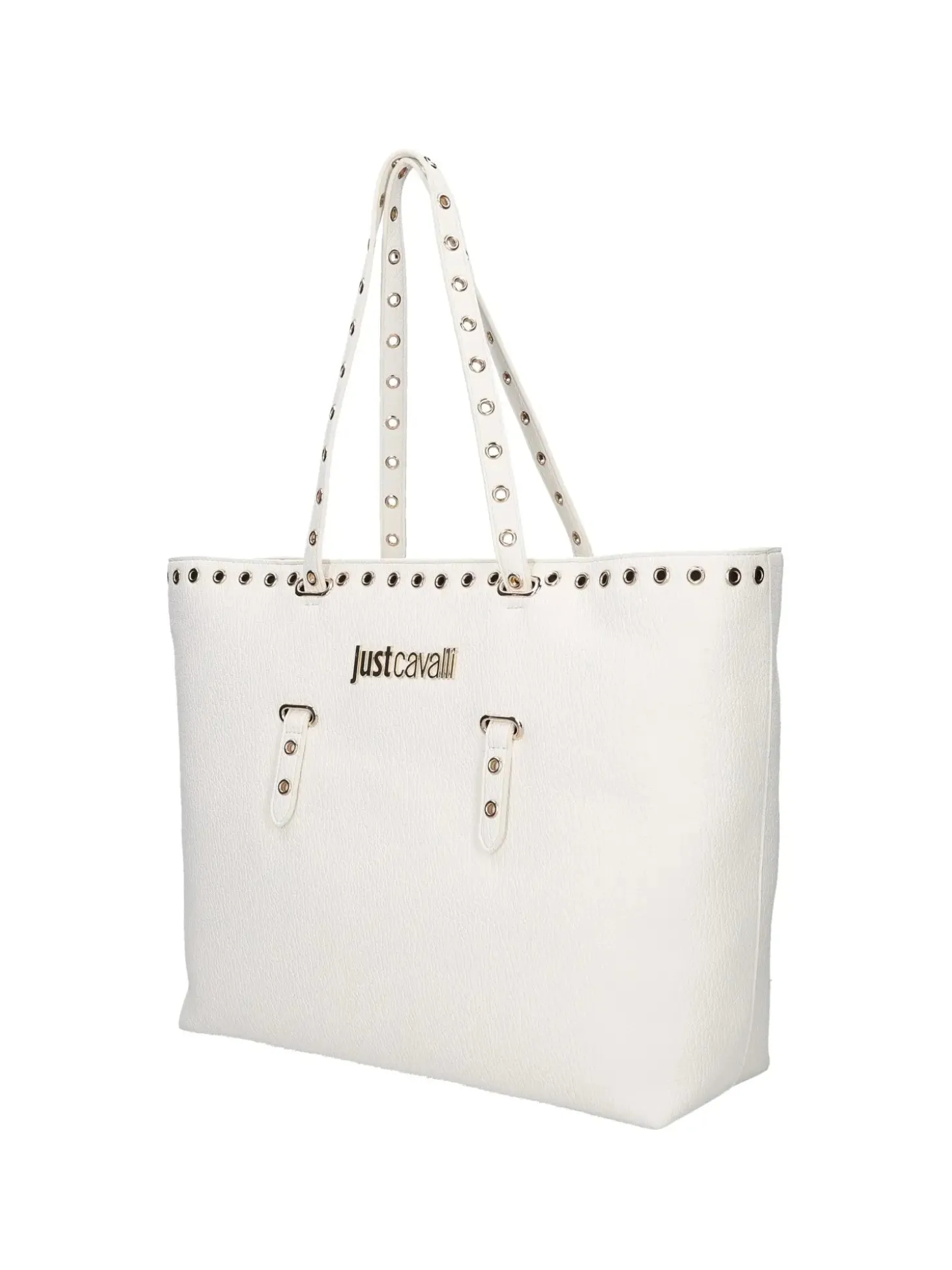 BORSA A SPALLA DONNA - JUST CAVALLI BIANCO - 80RA4BU1 ZSB81
