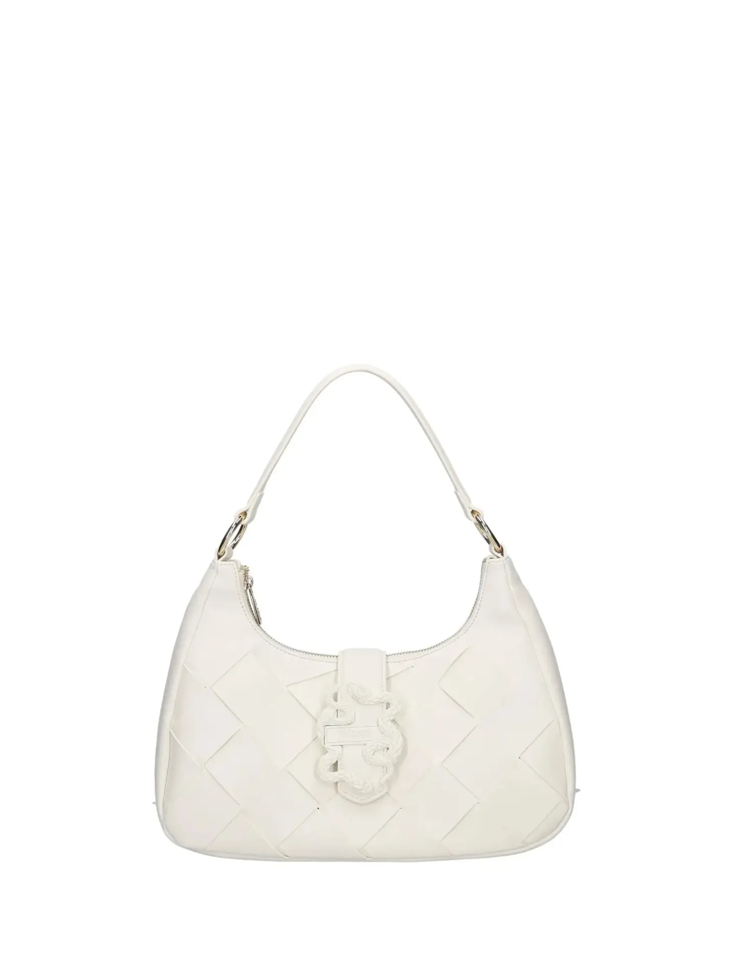 BORSA A SPALLA DONNA - JUST CAVALLI BIANCO - 80RA4BM5 ZSD88