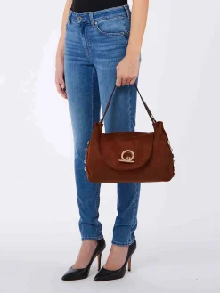 BORSA A SPALLA DONNA - LIU-JO MARRONE - AF6113T711A