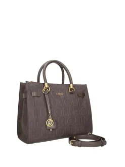 BORSA A SPALLA DONNA - LIU-JO MARRONE - AF6086E1139