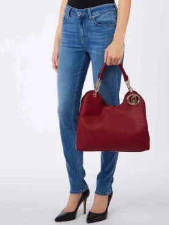 BORSA A SPALLA DONNA - LIU-JO ROSSO - AF6024ES039