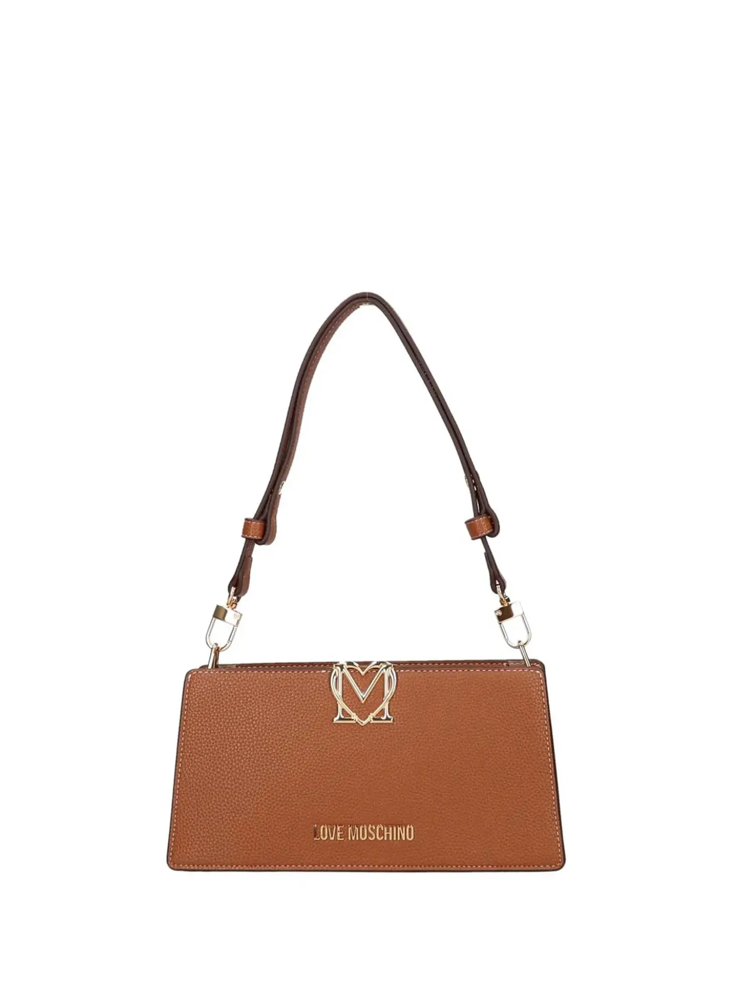 BORSA A SPALLA DONNA - LOVE MOSCHINO CUOIO - JC4128PP1OLM0