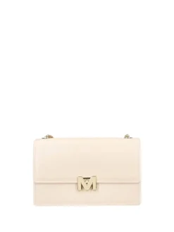 BORSA A SPALLA DONNA - MARC ELLIS BEIGE-ORO - FLAT SUPERMEE M.