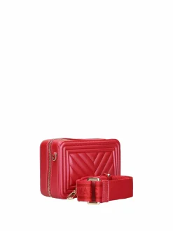 BORSA A SPALLA DONNA - MARC ELLIS ROSSO-ORO - FLAT BLUSH