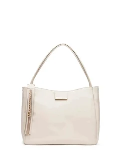 BORSA A SPALLA DONNA - NERO GIARDINI PANNA - E644151D