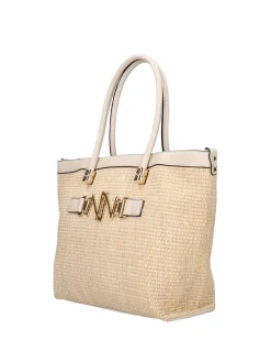 BORSA A SPALLA DONNA - NINI BEIGE - 26305