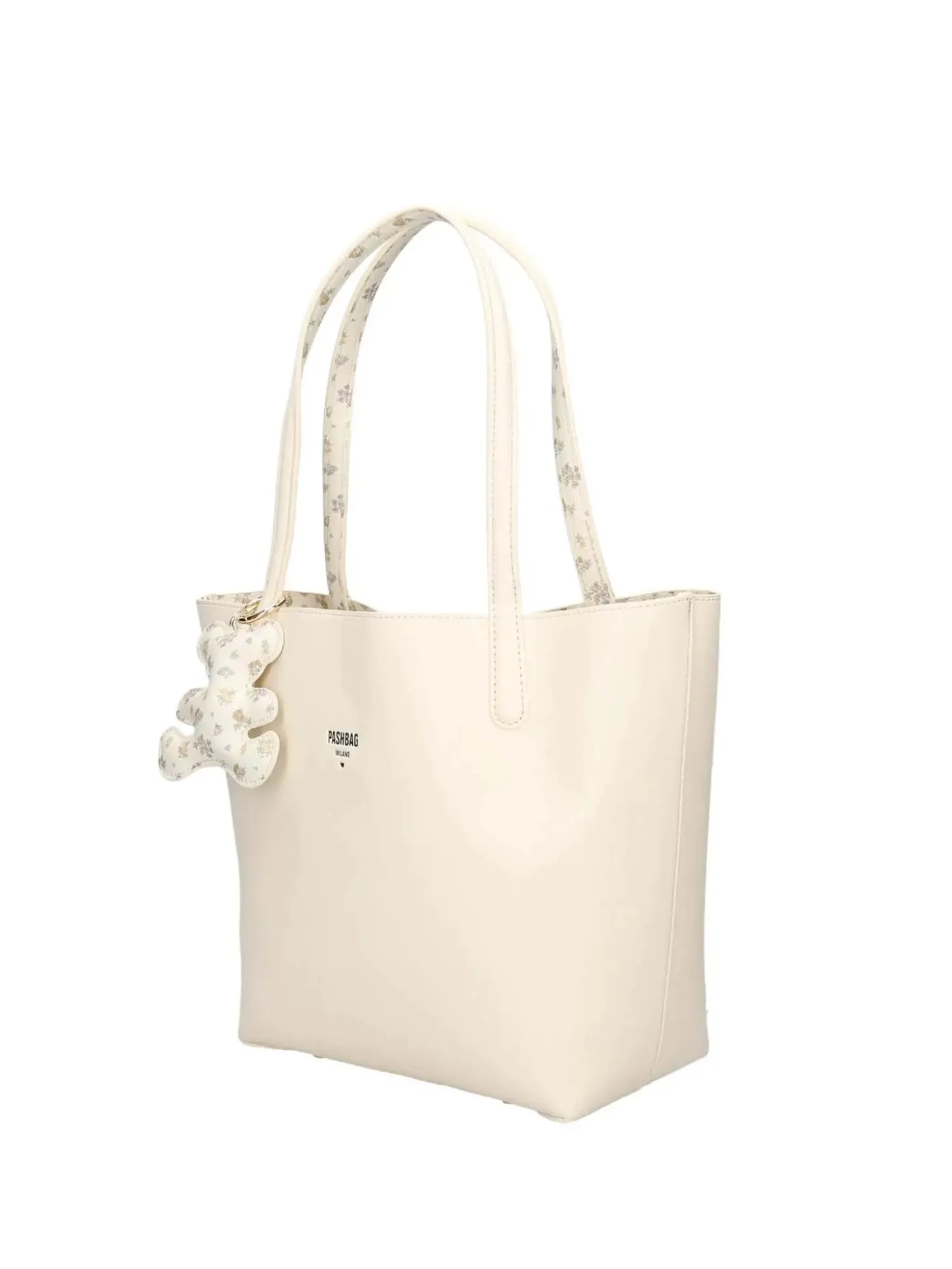 BORSA A SPALLA DONNA - PASH BAG AVORIO - 19734-MIS-S6B-P