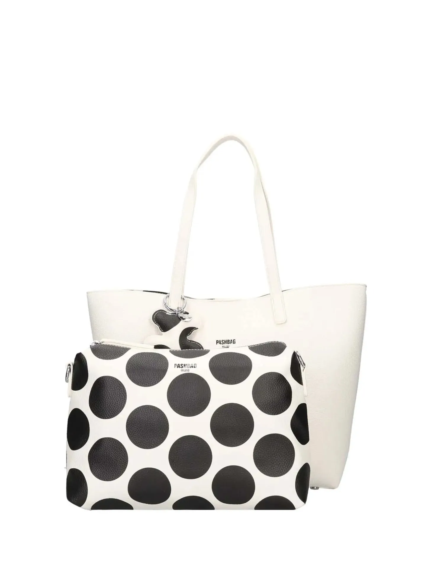 BORSA A SPALLA DONNA - PASH BAG BIANCO - 19721-LIK-S6B-P