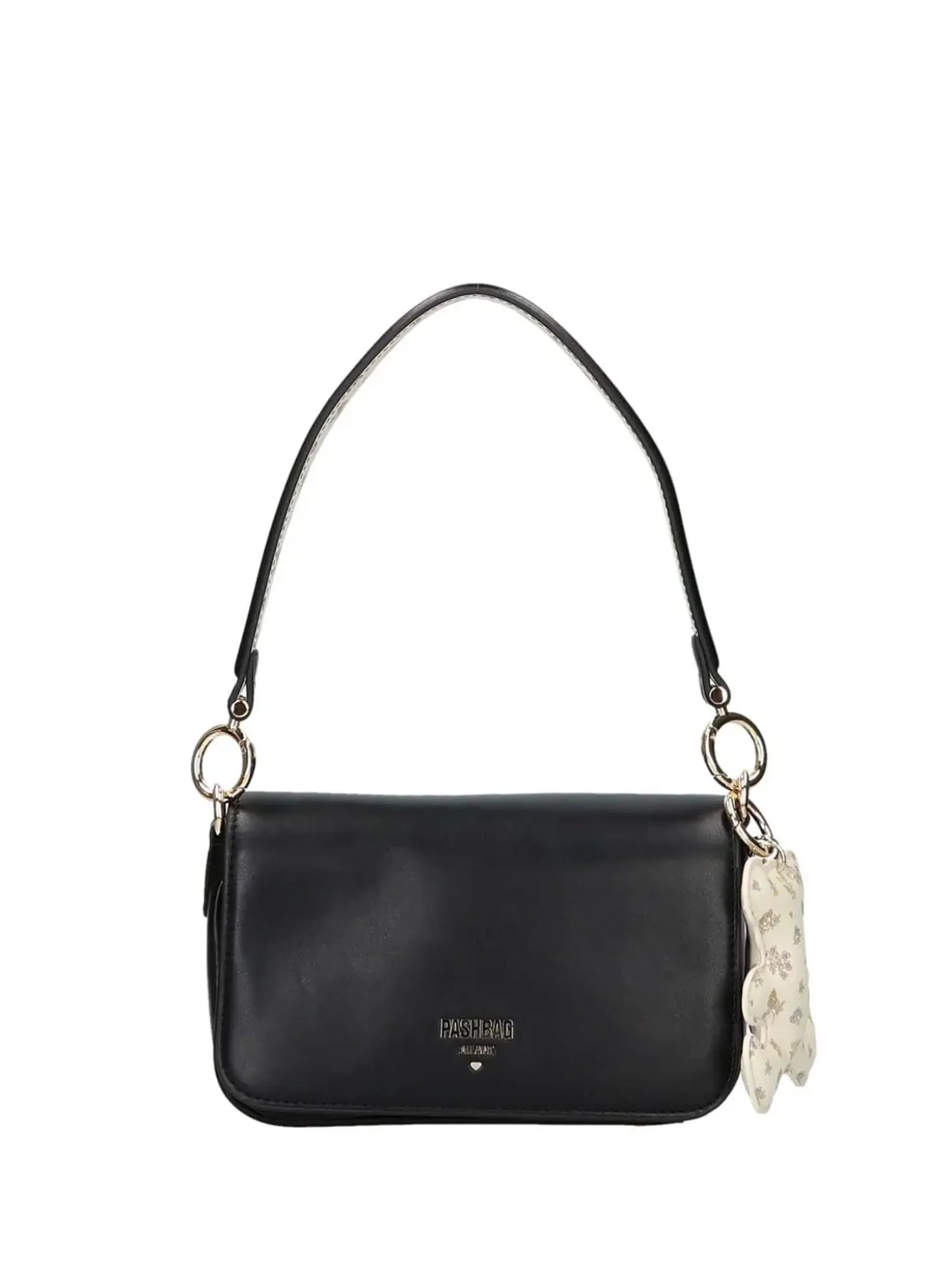 BORSA A SPALLA DONNA - PASH BAG NERO - 19745-MIS-S6B-P
