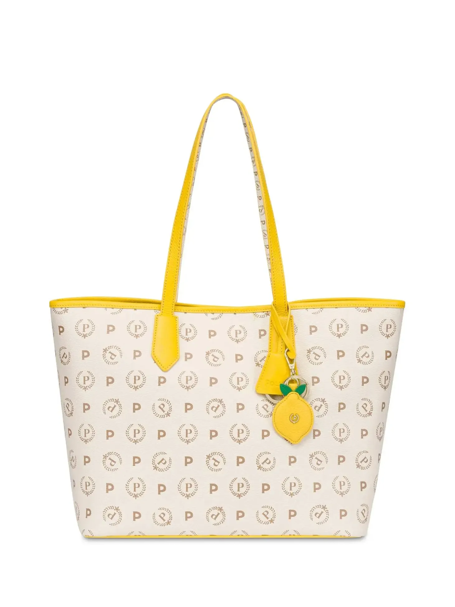 BORSA A SPALLA DONNA - POLLINI AVORIO-GIALLO - TE8427PP06Q1Y